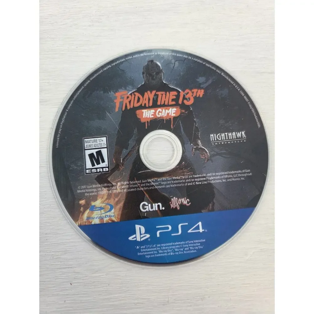 Friday the 13th: The Game (PlayStation 4, 2017) Horror